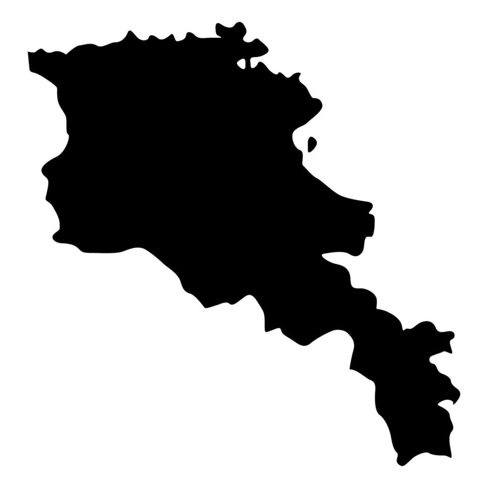 Armenia Silhouette of a Australia Country land Map vector