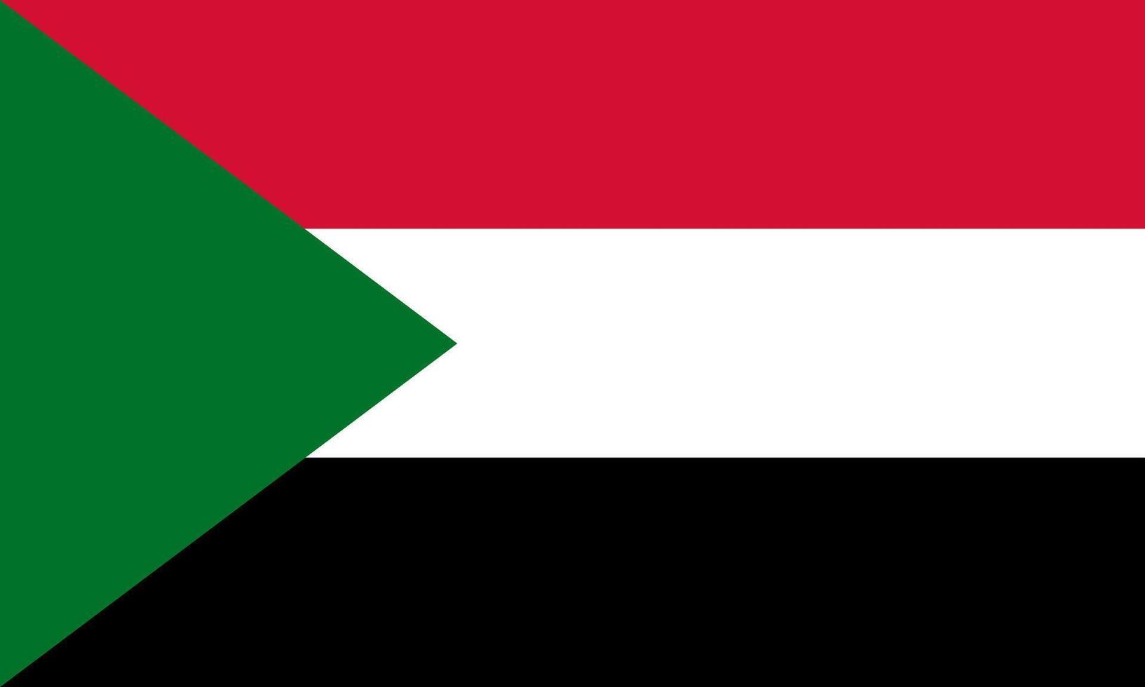 Sudan flag national material design vector