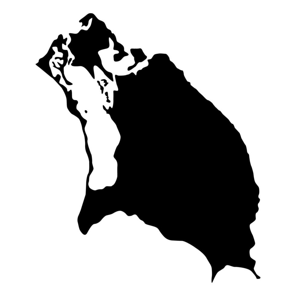 Barbuda Silhouette of a Australia Country land Map vector