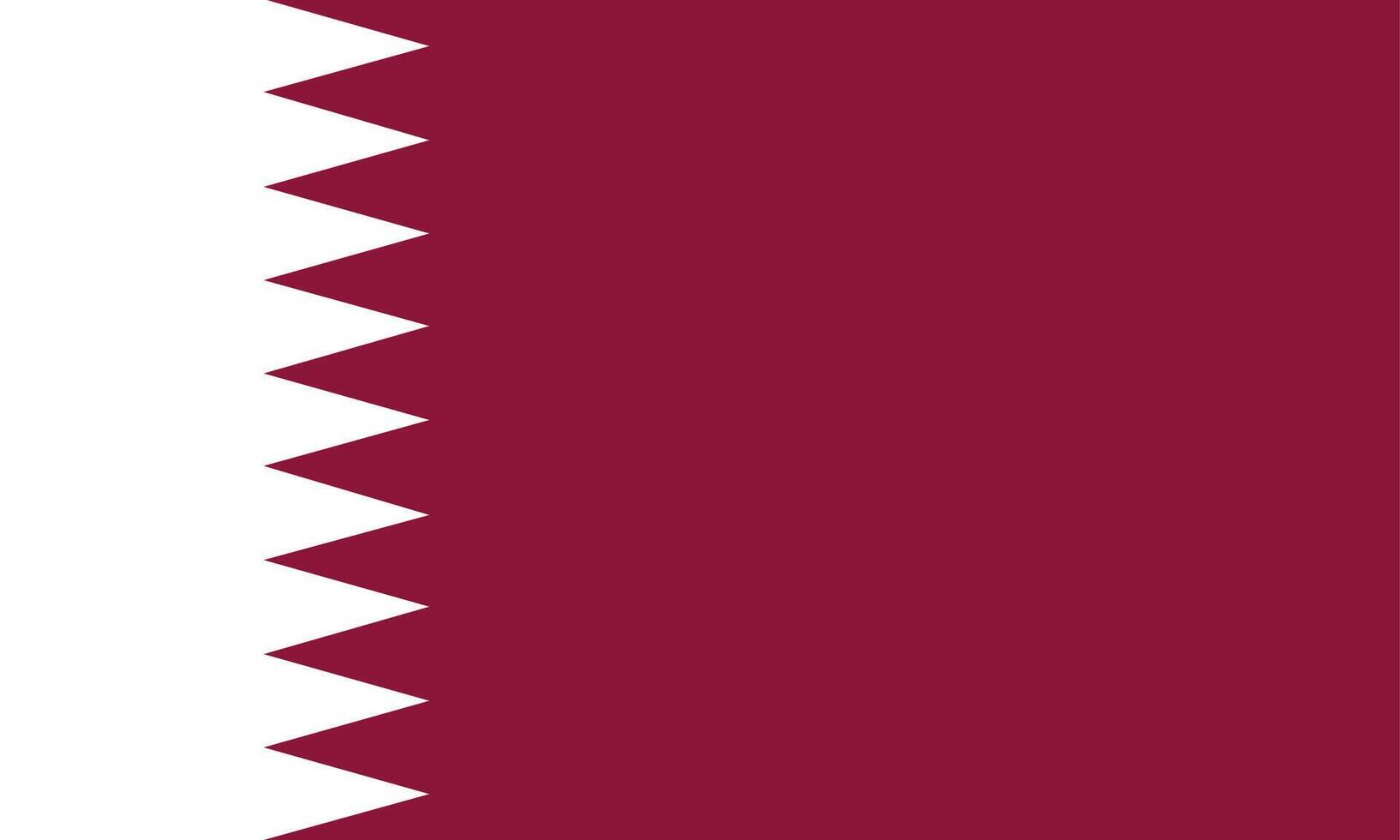 Qatar flag national material design vector