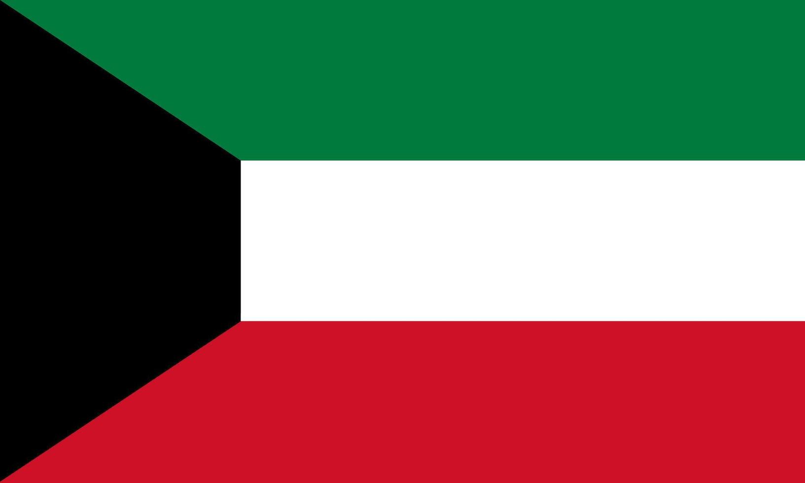 Kuwait flag national material design vector