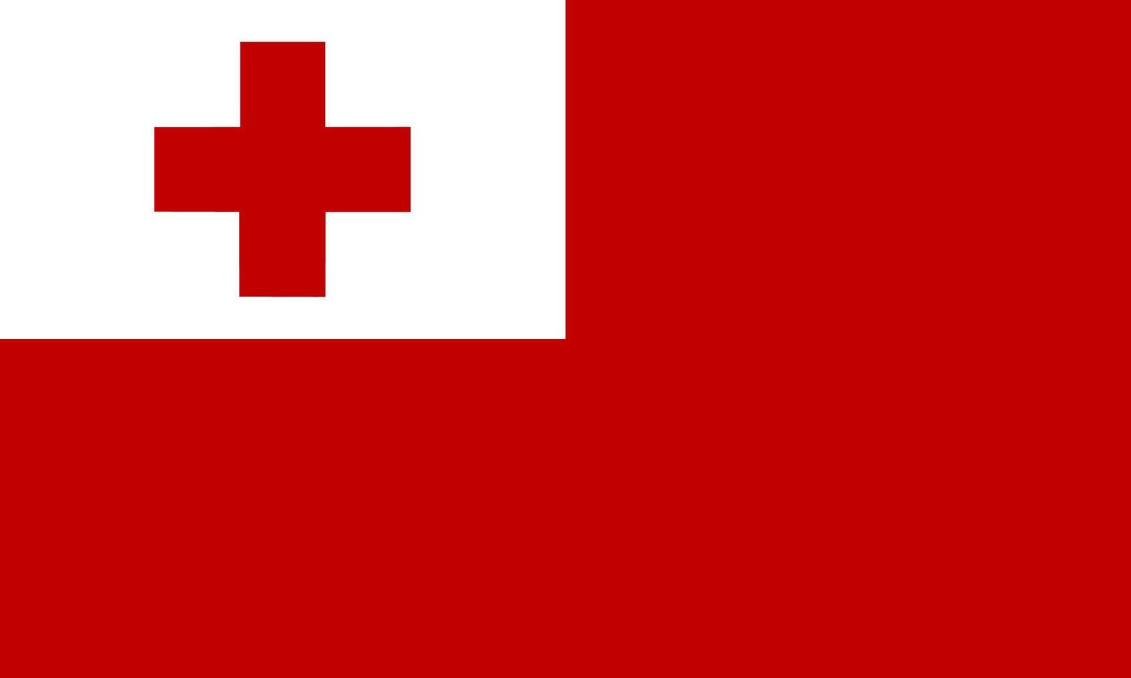 Tonga flag national material design vector