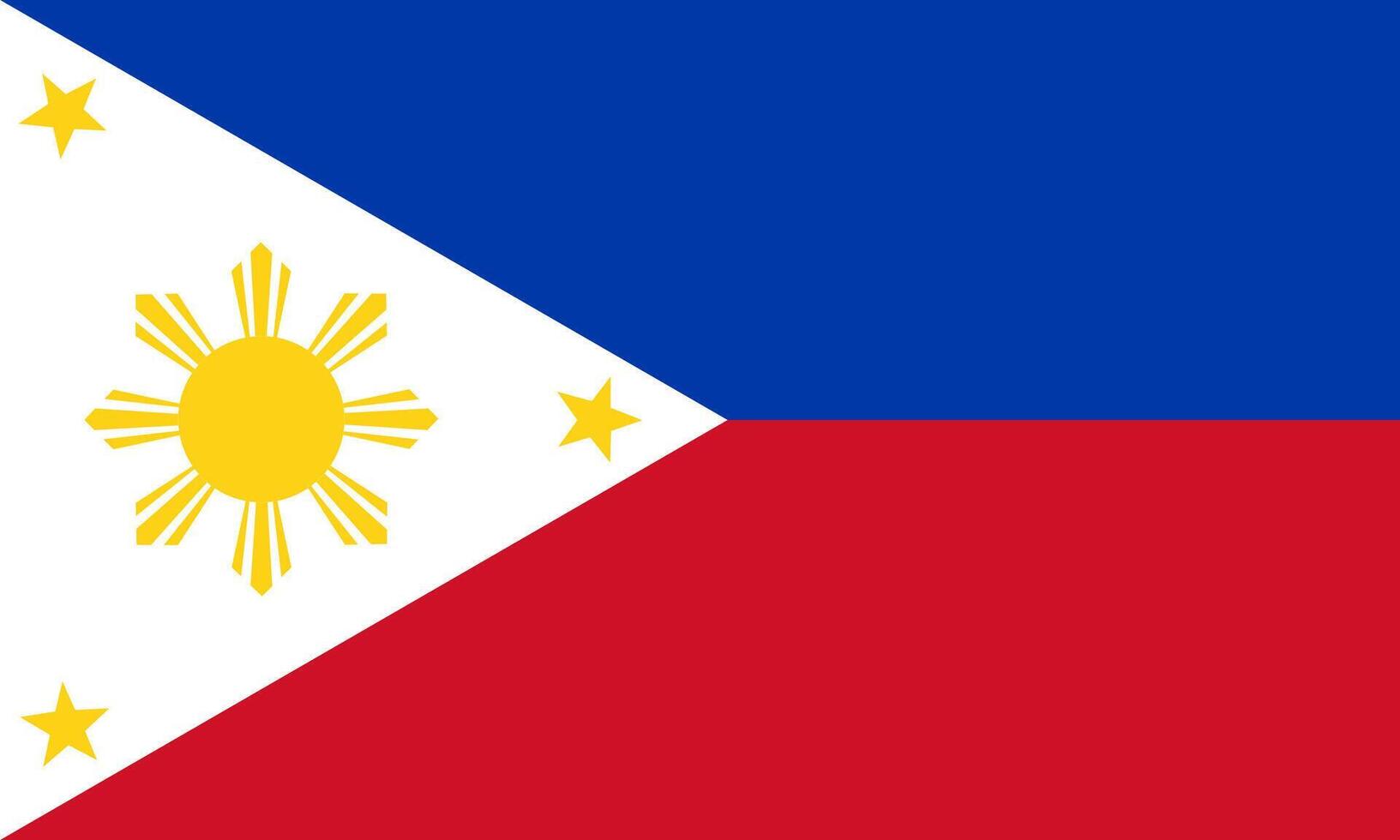 Philippines flag national material design vector