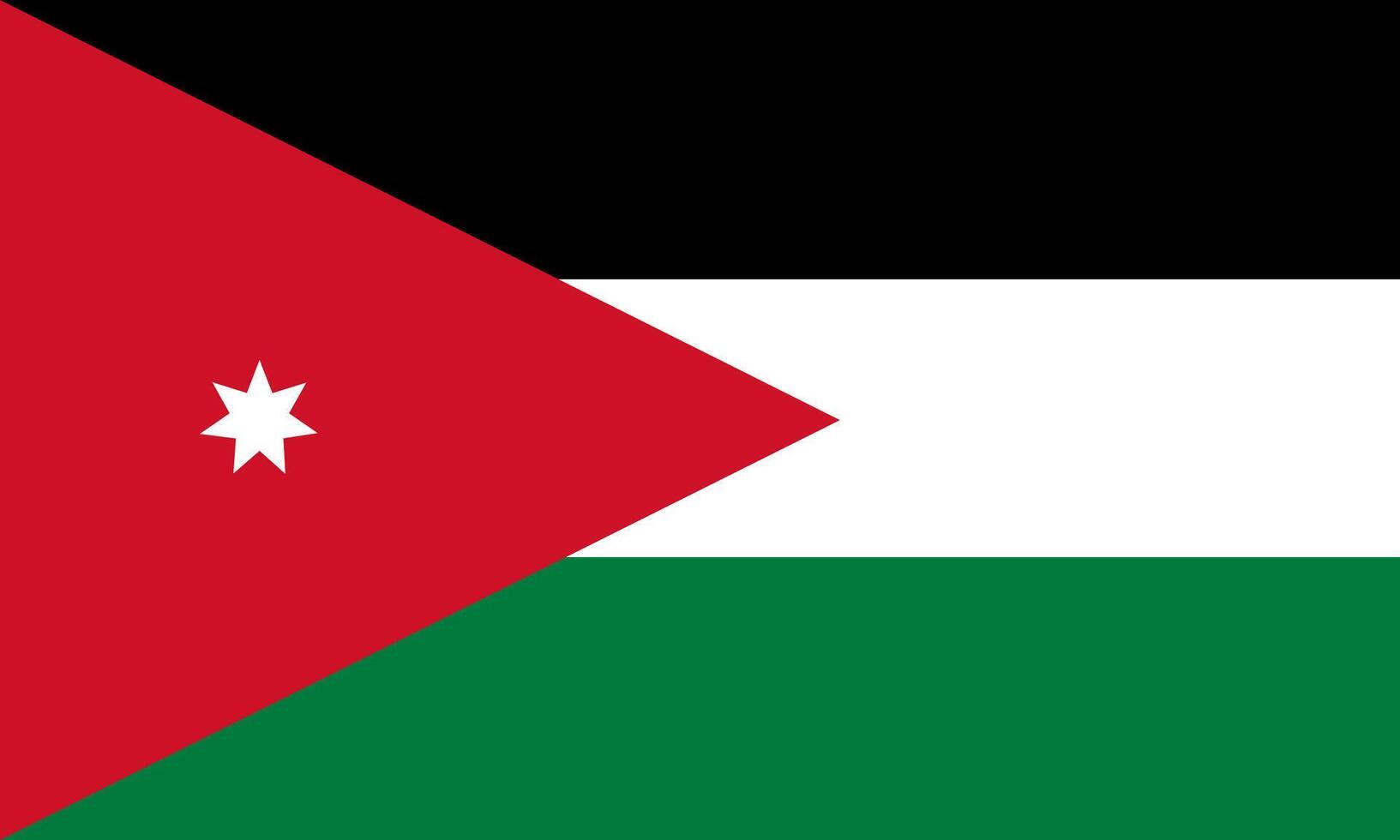 Jordan flag national material design vector