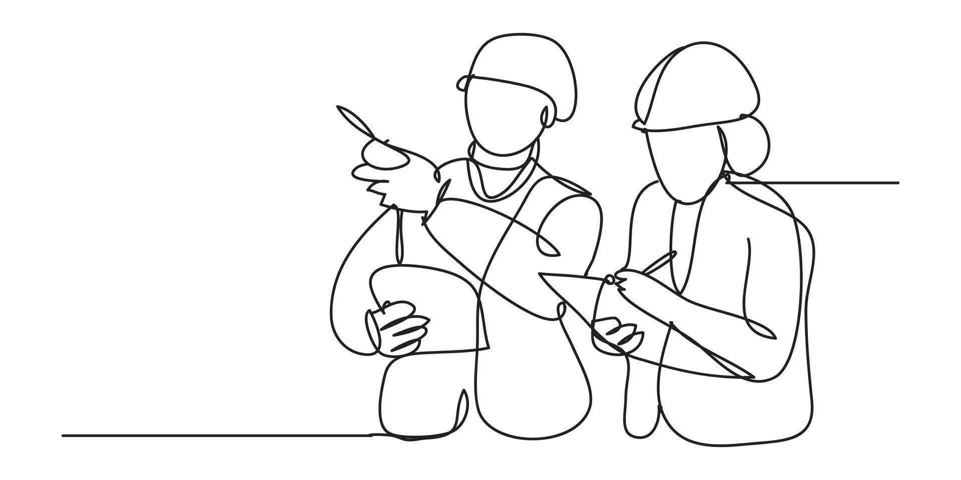 Safety Construction Worker vector