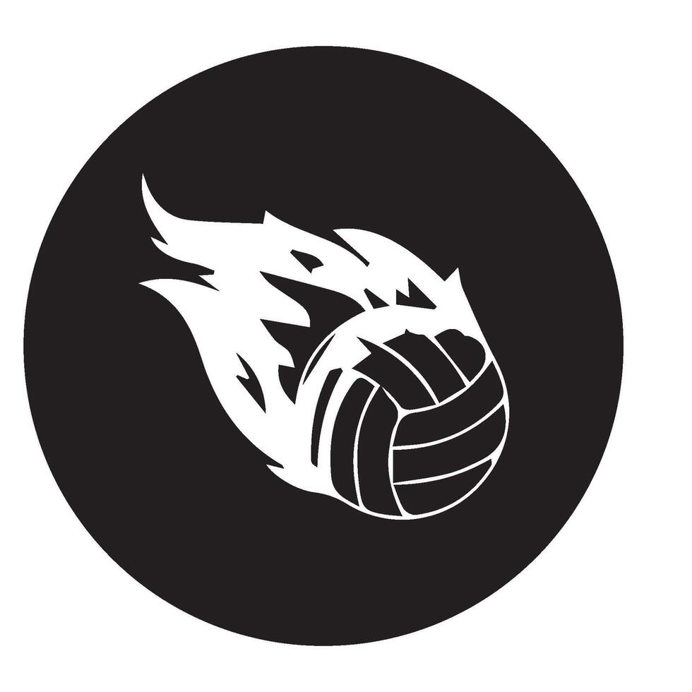 volleyball ball icon vectors illustration