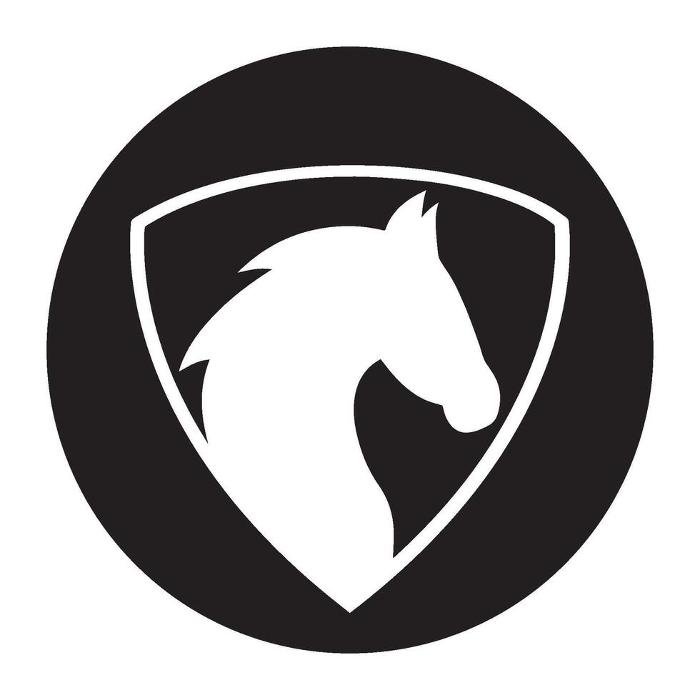 horse animal icon symbol illustration vector