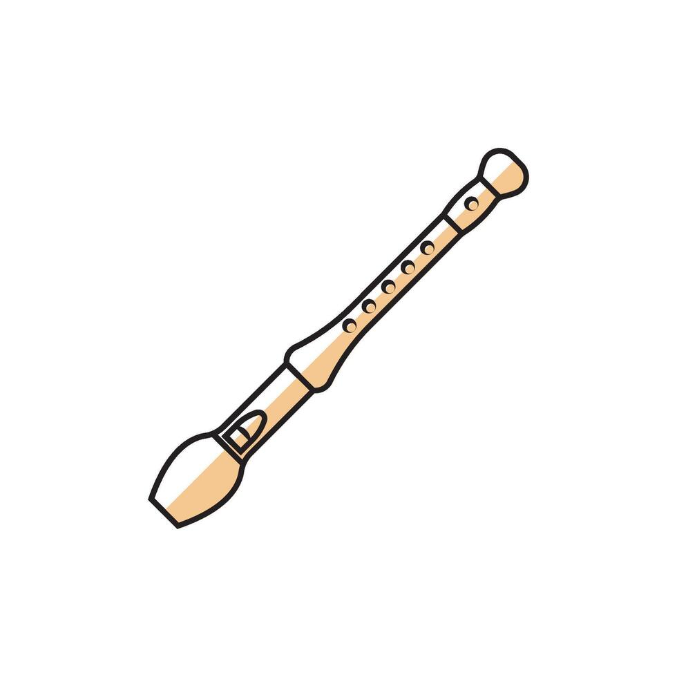 flute illustration icon vector