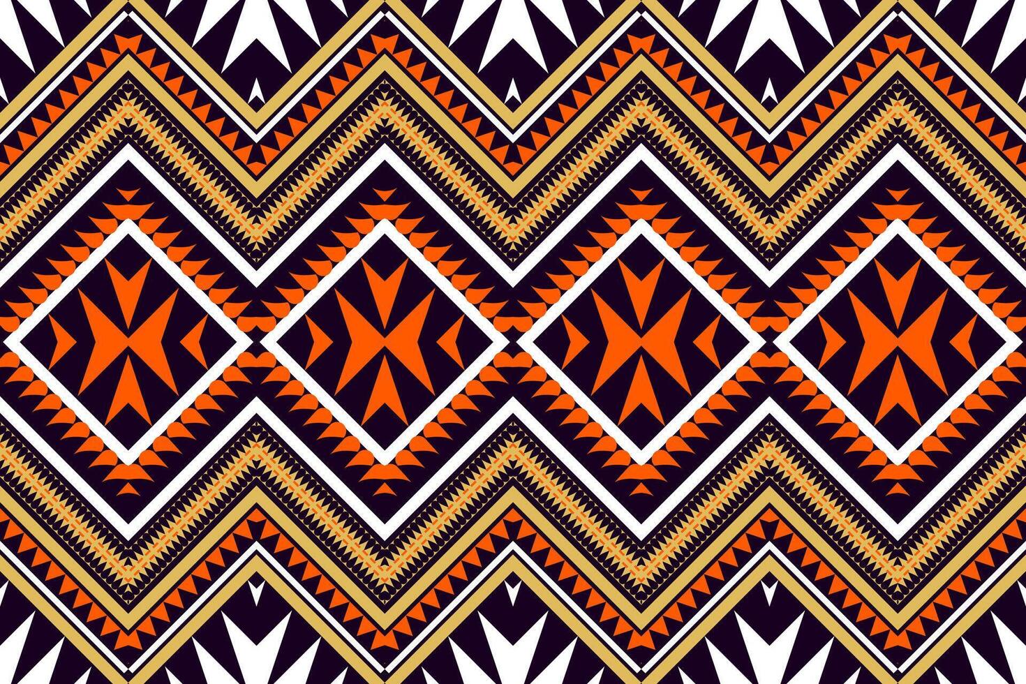 Abtract background Fabric Handmade embroidery pattern ethnic design, abstract American tribal fabric, modern background for rugs, pillowcases, shirts, pants, and more. vector