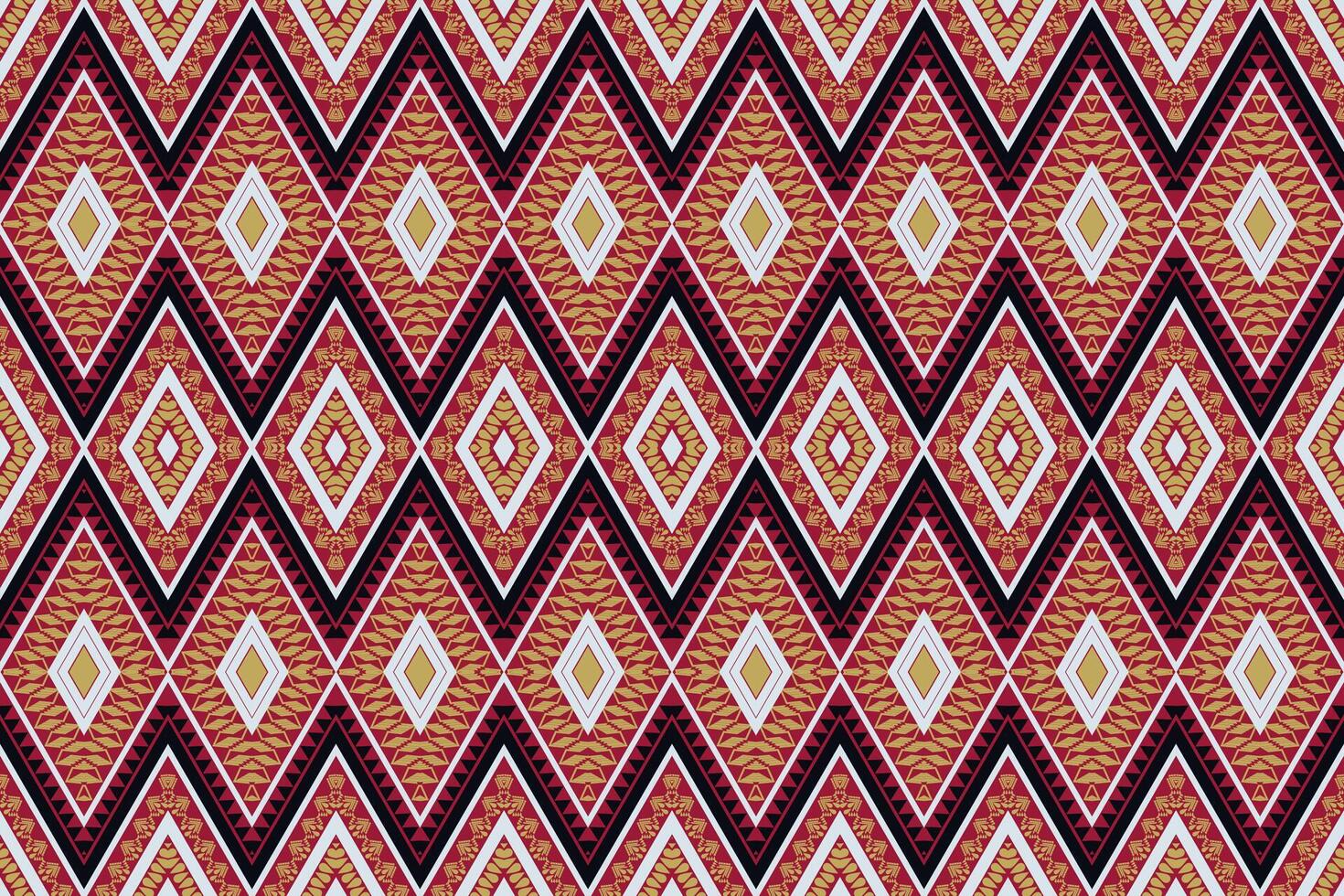 Ethnic design abtract background Fabric Handmade embroidery pattern ethnic design, abstract American tribal fabric, modern background for rugs, pillowcases, shirts, pants, and more. vector