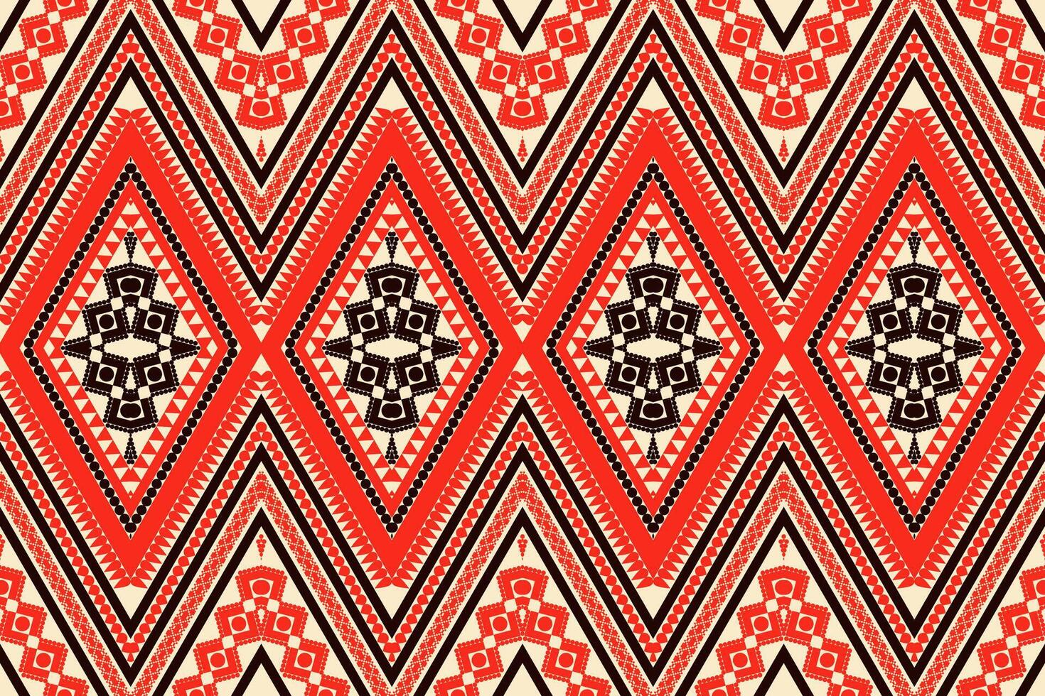 Ethnic design abtract background Fabric Handmade embroidery pattern ethnic design, abstract American tribal fabric, modern background for rugs, pillowcases, shirts, pants, and more. vector