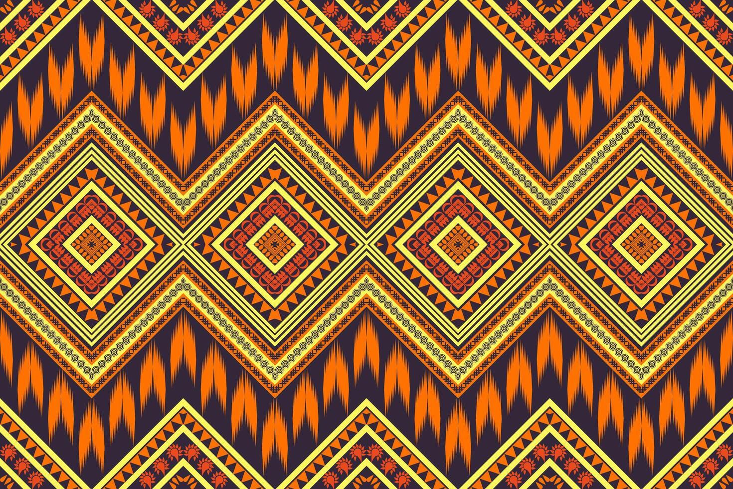 Abtract background Fabric Handmade embroidery pattern ethnic design, abstract American tribal fabric, modern background for rugs, pillowcases, shirts, pants, and more. vector