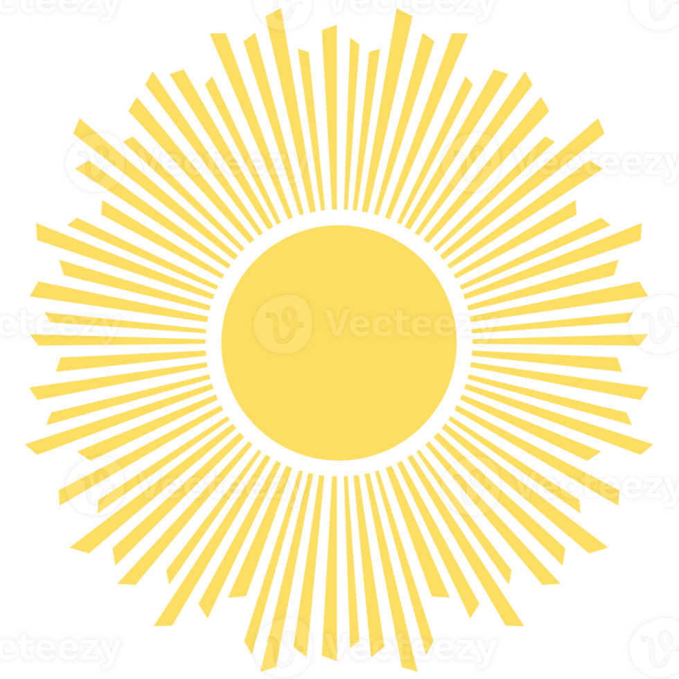 Boho sun symbol, Bohemian pastel yellow flat illustration wall art for print, Nursery abstract sun artwork. png