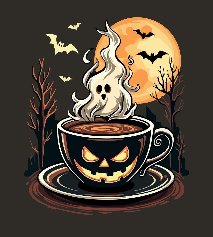 a t-shirt for Halloween vector