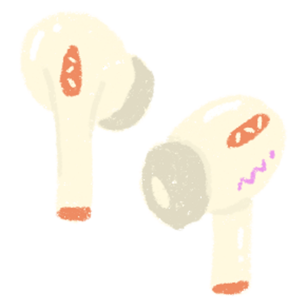 Wireless earbuds airpod png