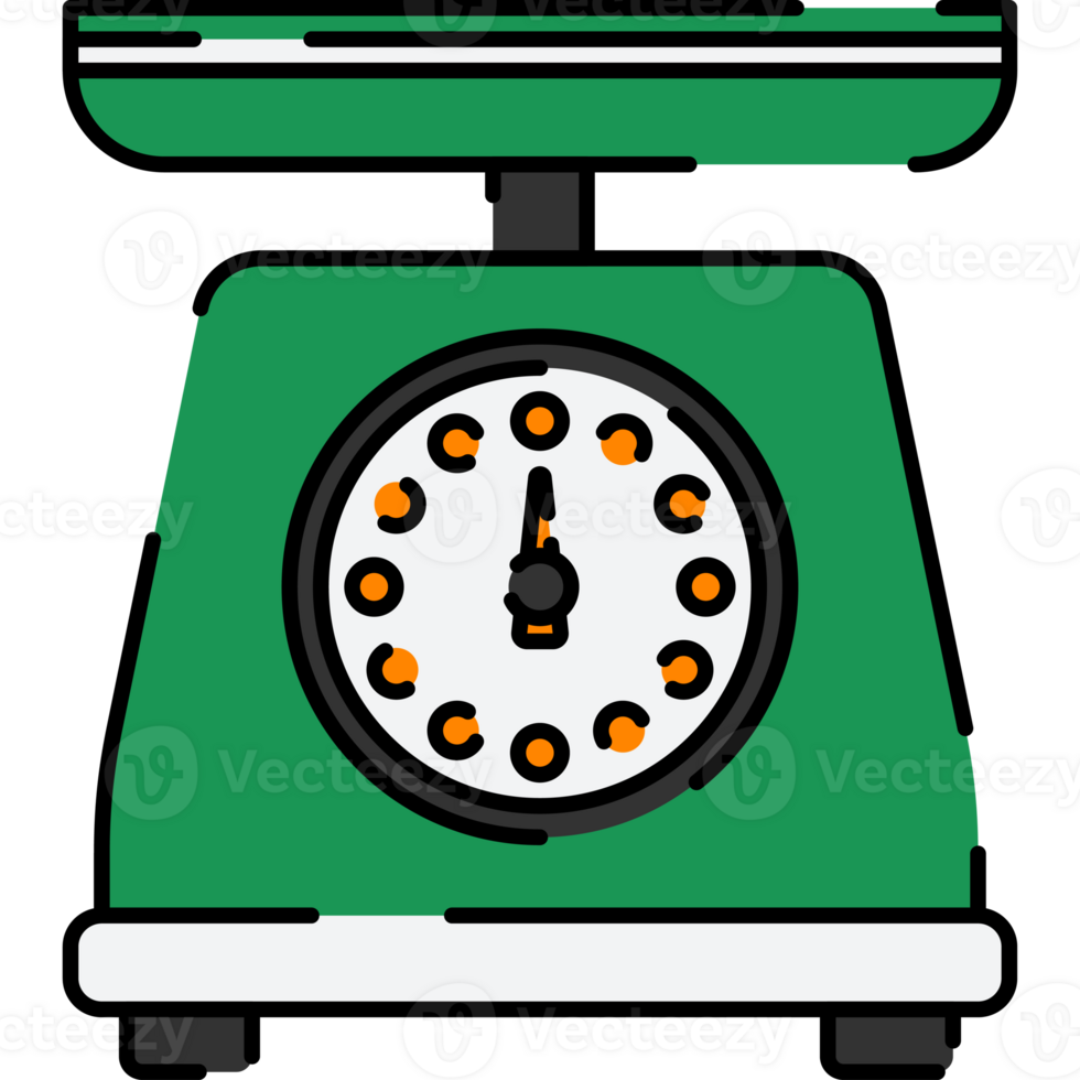 Scales Illustration in Flat Style png