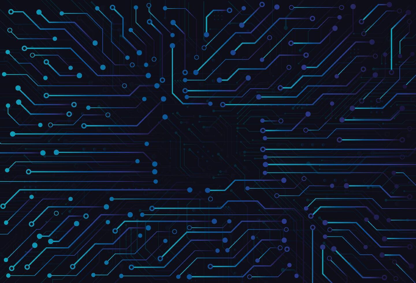 Abstract digital background with technology circuit board texture. Electronic motherboard illustration. Communication and engineering concept vector
