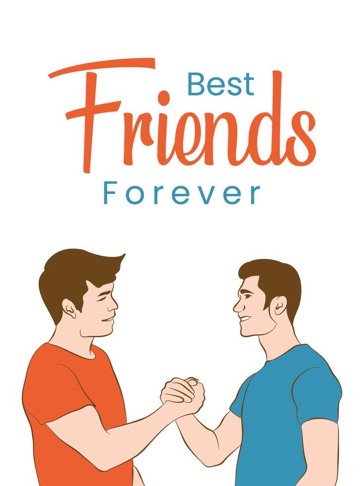 Happy Friendship Day Poster vector