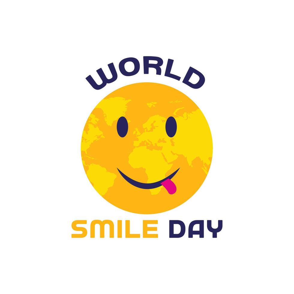 Smile Day Poster vector