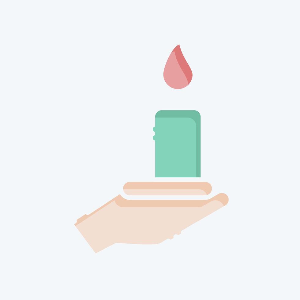 Icon Bereavement. related to Seath symbol. doodle style. simple illustration vector