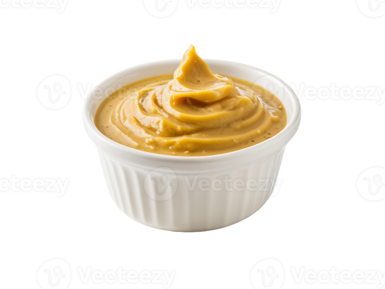 Mustard Sauce Isolated on Transparent Background png