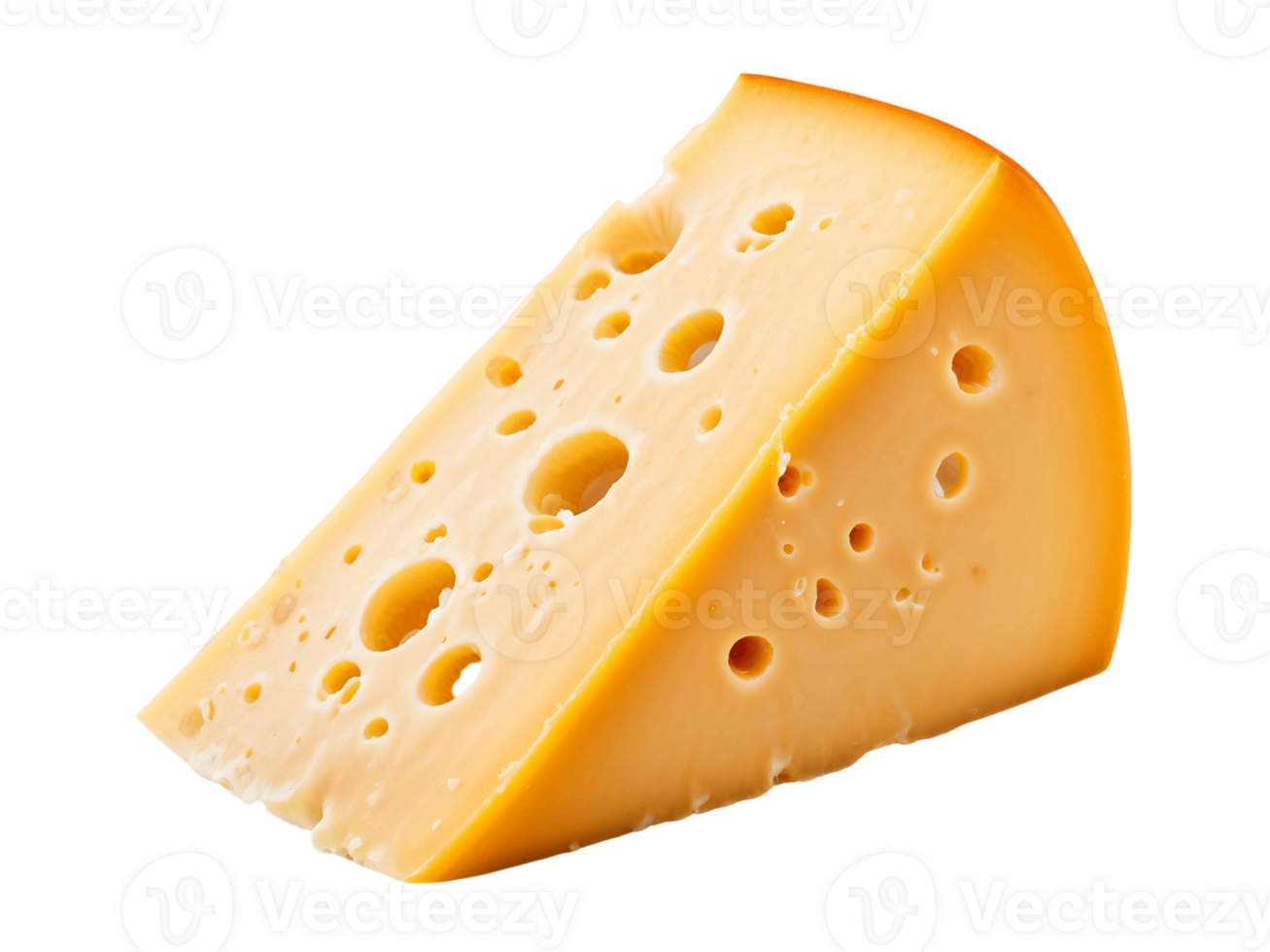Piece of Delicious Cheese Isolated on Transparent Background png