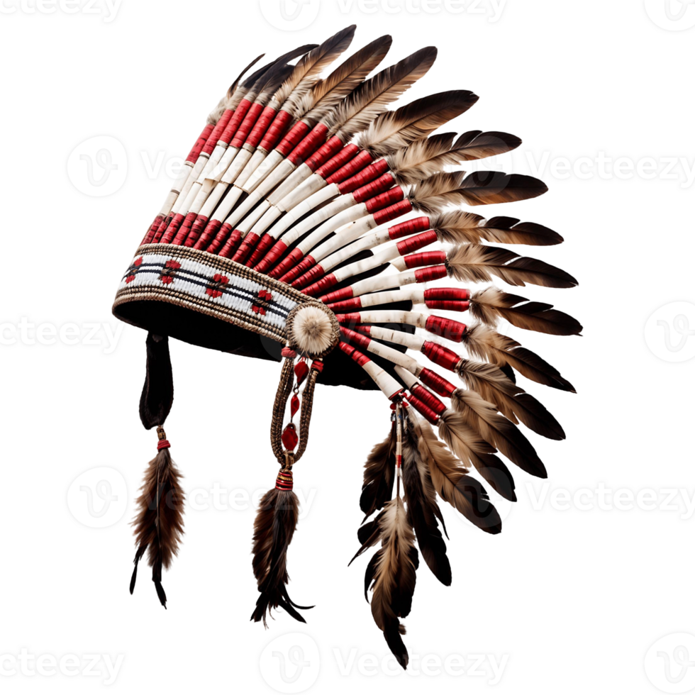 War Bonnet Isolated on Transparent Background png