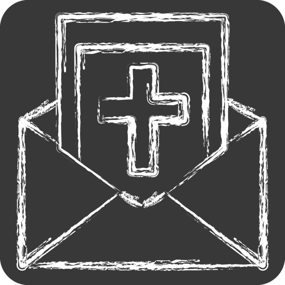 Icon Letter. related to Seath symbol. chalk Style. simple illustration vector