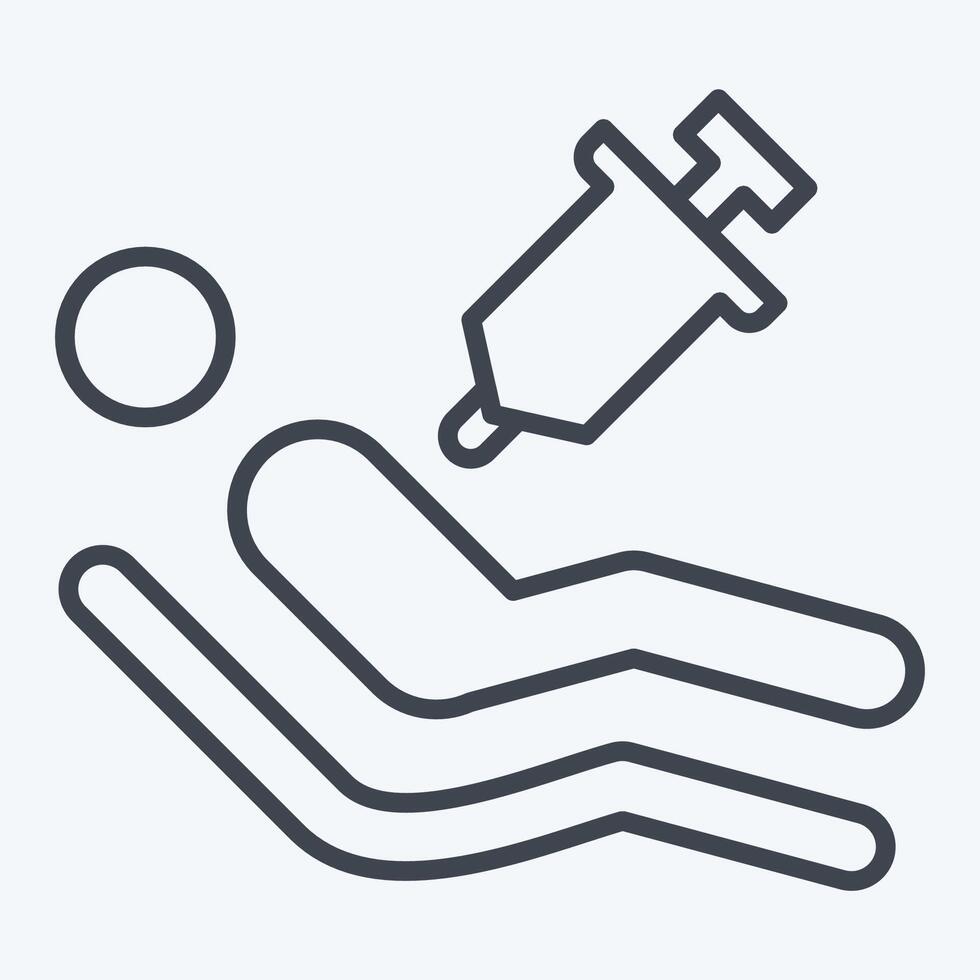 Icon Euthanasia. related to Seath symbol. line style. simple illustration vector
