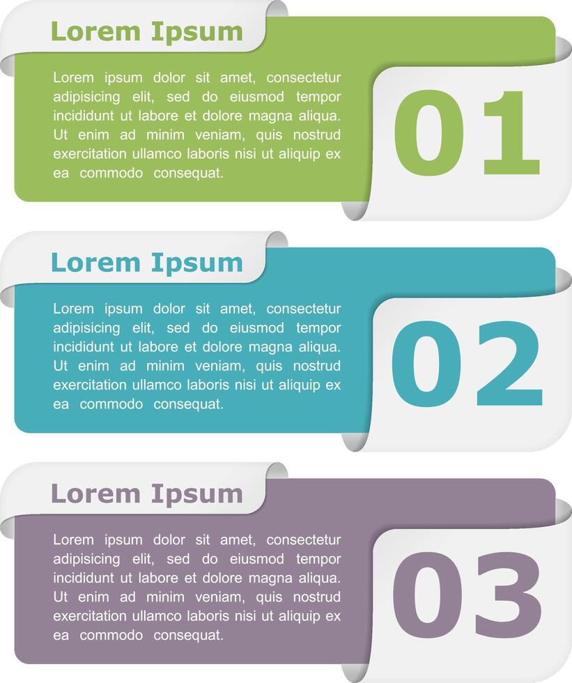 Infographic design elements with place for titles and numbers vector