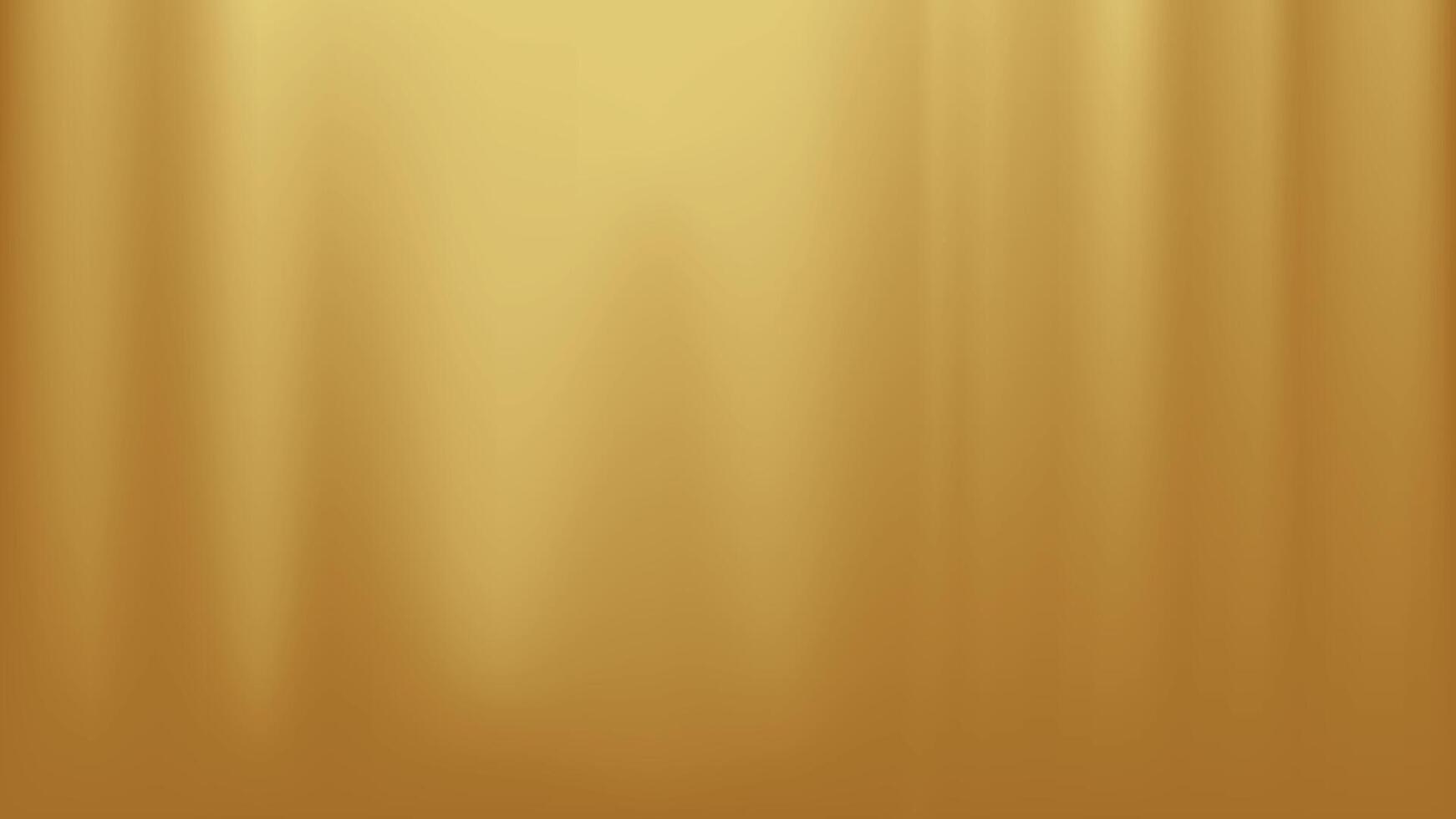 Gold abstract blurred gradient background, curtain pattern. illustration. vector