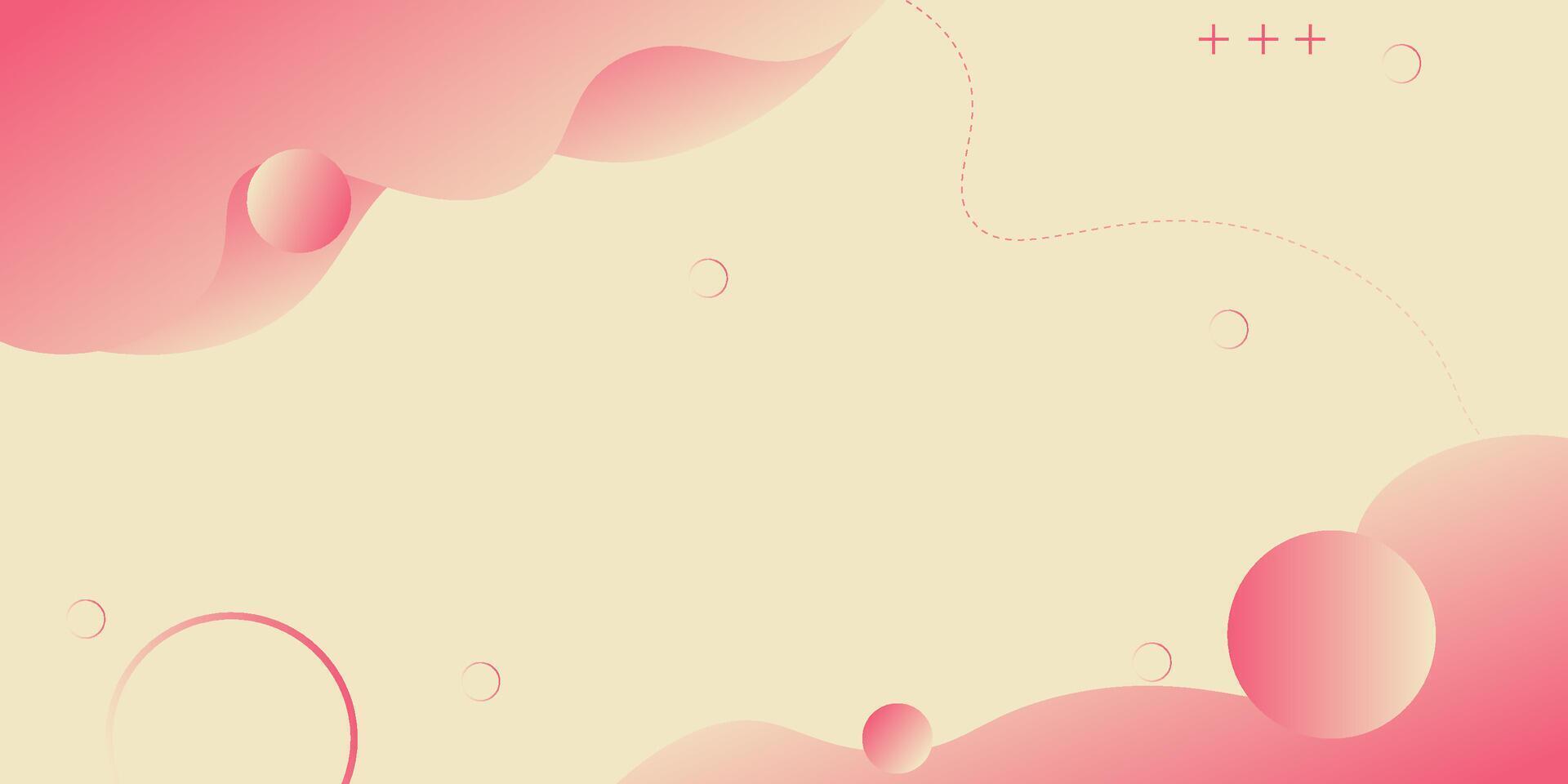 Abstract pink and brown color gradient illustration background with simple dotted wave and curve pattern. Trendy design. Eps10 vector