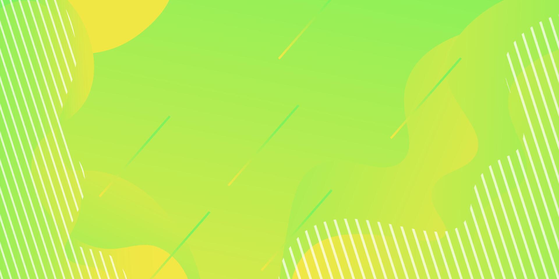 abstract dynamic green with geometric shapes modern liquid background. eps10 vector