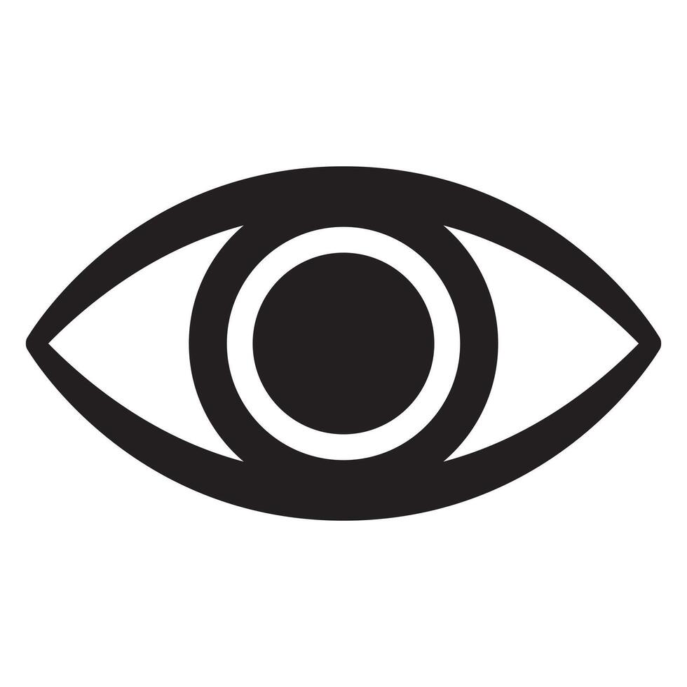 Eye icon, Eye sign. vector