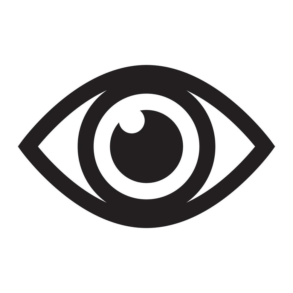 Human eye icon. vector