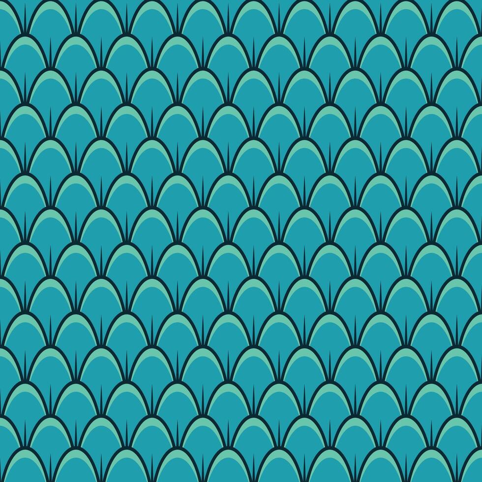Dragon, Fish, Reptile Skin Seamless Pattern vector