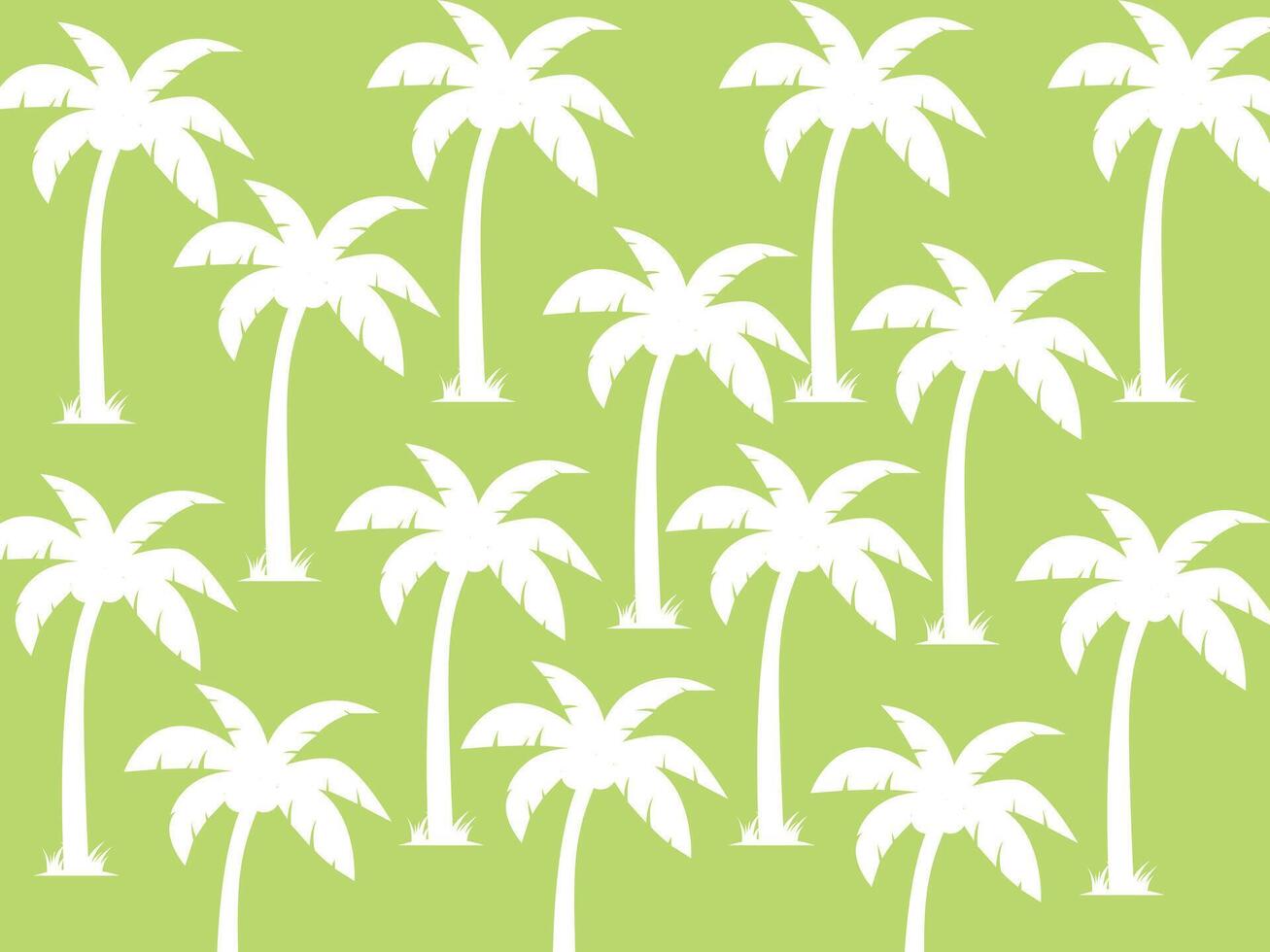 Palm trees pattern vector