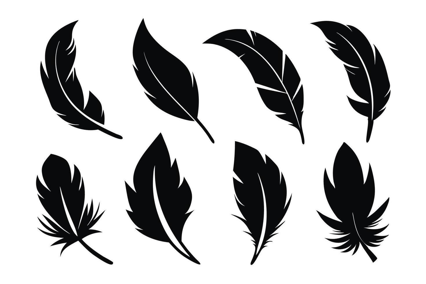 Feather Icon Set vector