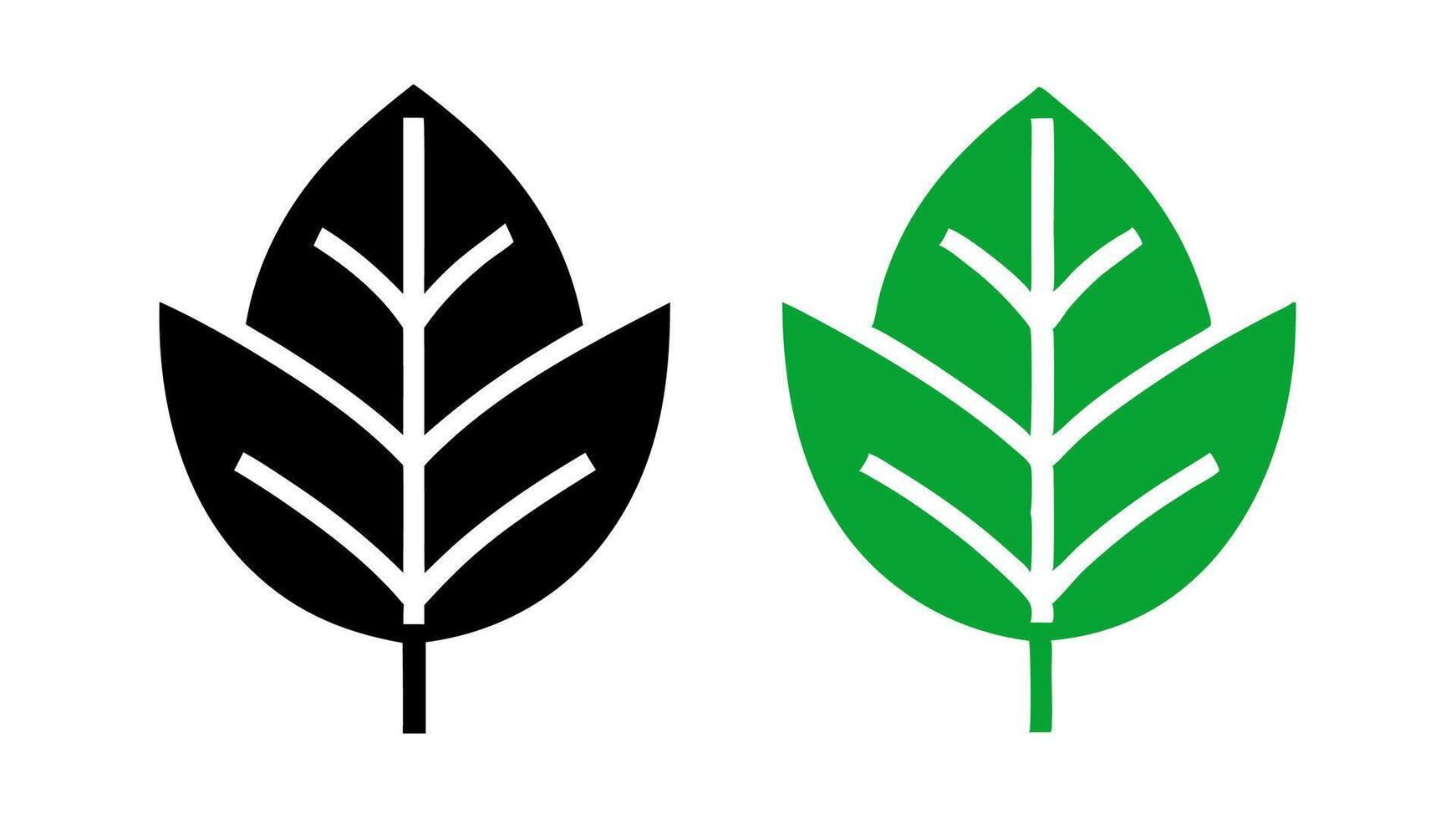 Leaves Icon Set vector