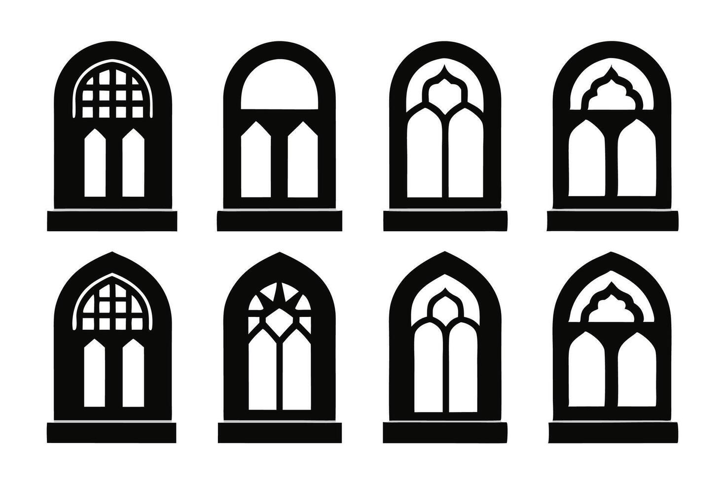 Arabic Windows Icons vector