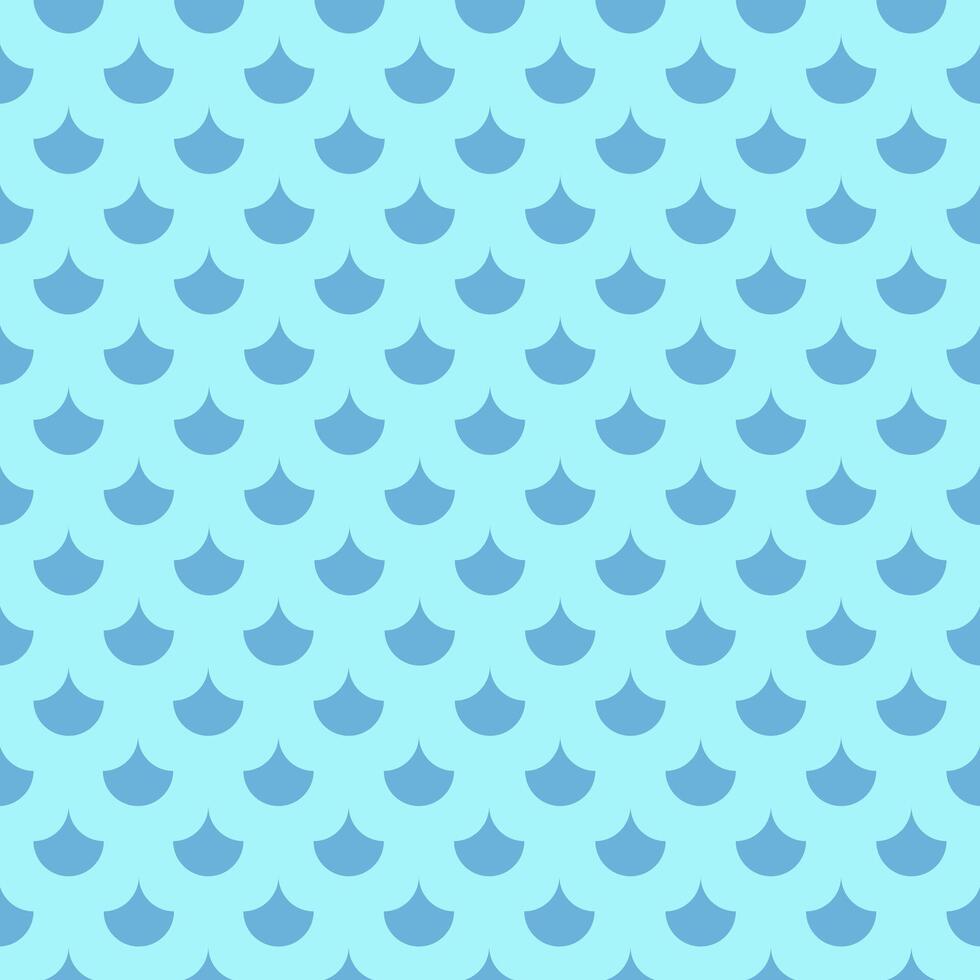 Blue Vintage Shape Pattern Background vector