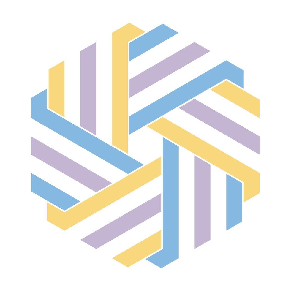 The abstract color hexagonal pattern on white background. vector