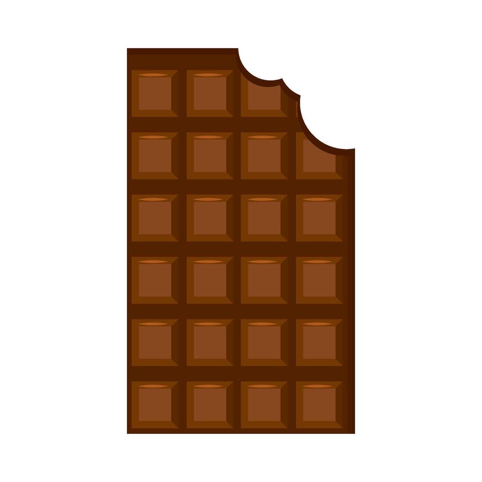 Chocolate bar icon illustration vector