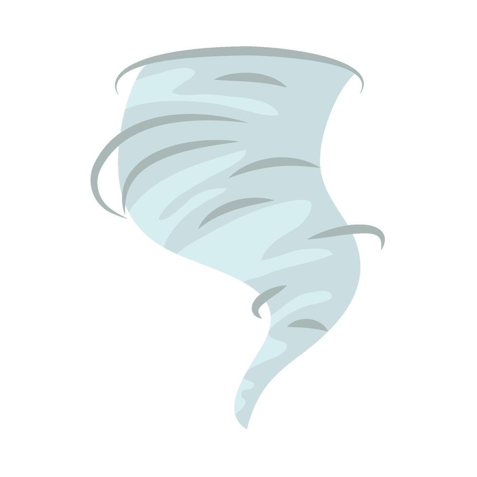Tornado icon on white background vector