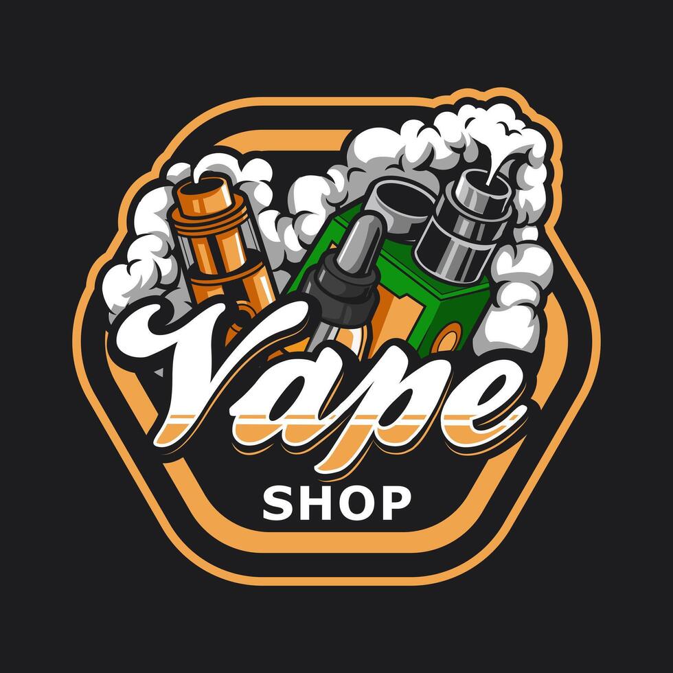 vape esport logo company vector