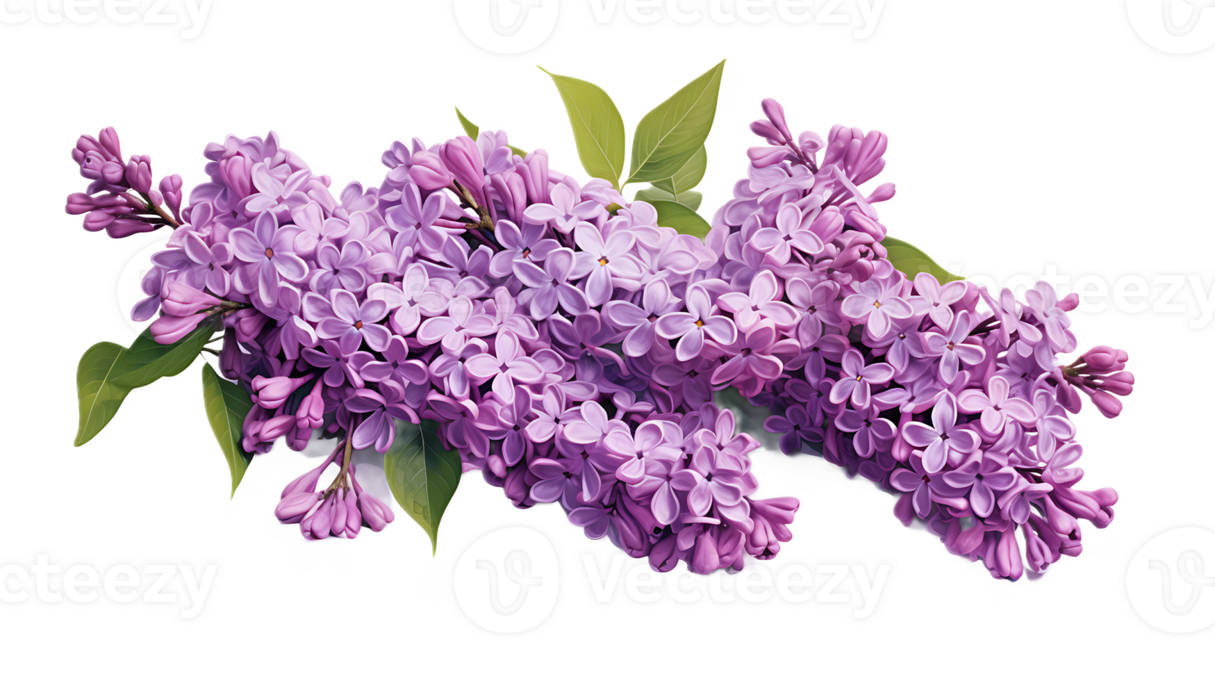 A lavender lilac with a fragrant, floral scent on a transparent background png