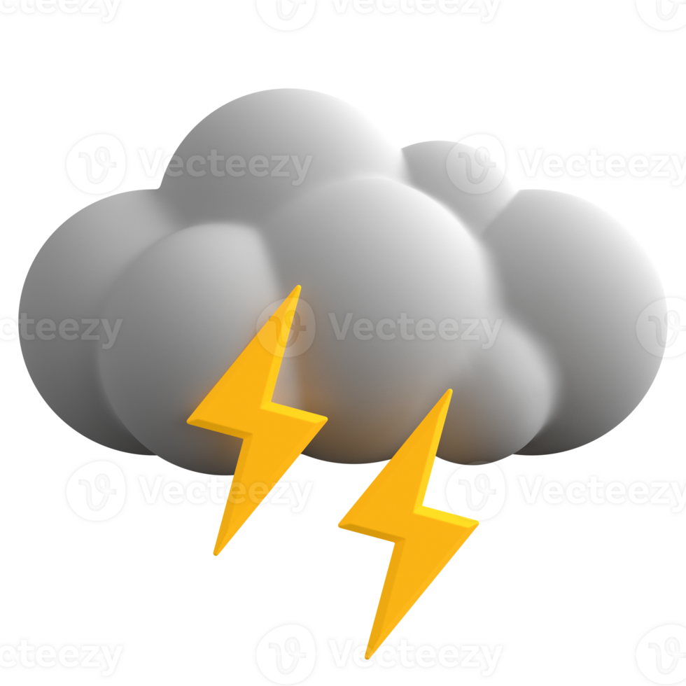 3D icon weather storms png