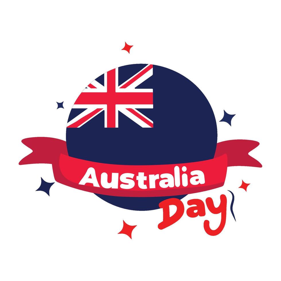 Australia day logo vector