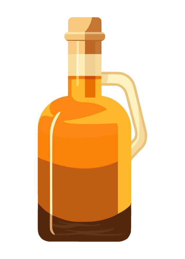 A bottle of maple syrup vector