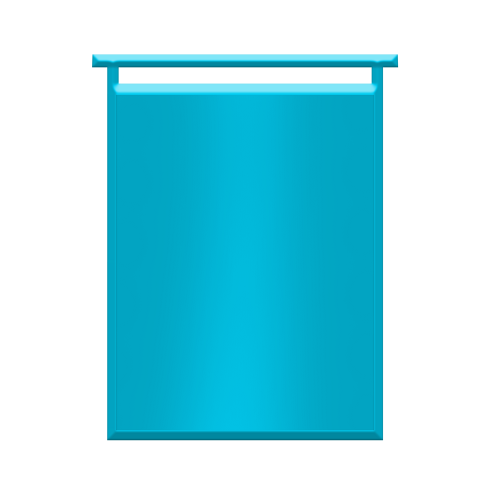 Gradient Blue Text box design on transparent background png